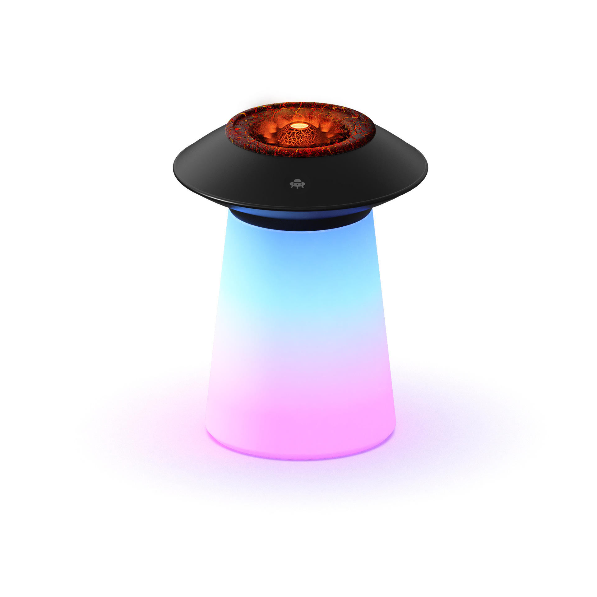 UFO Desktop Humidifier, Air Purifier & Aroma Diffuser with Gradient LED