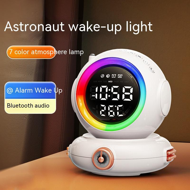 Astronaut Bluetooth Speaker & Smart Ambient Light Alarm Clock