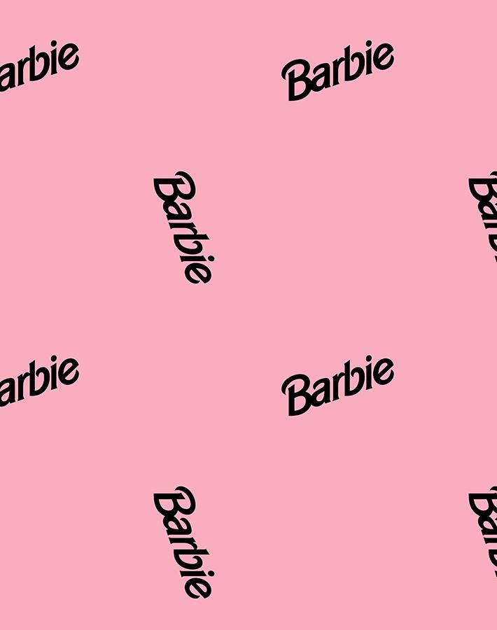 9FT REMOVABLE VINYL - Barbie™ 90s Logo Wallpaper by Barbie™ - BUBBLEGUM