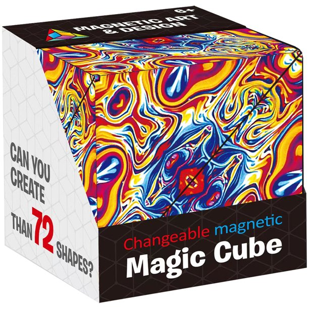 SHASHIBO - The Shape Shifting Box (36 Rare Earth Magnets) STEM/STEAM Fidget Geometric 3D Magnetic Transforming Magnetic Box Magic Cube SPACED OUT