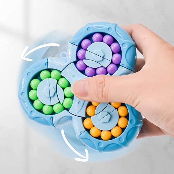 Rotating Magic Beans Gyro Cube Fidget Toys For Adults & Kids